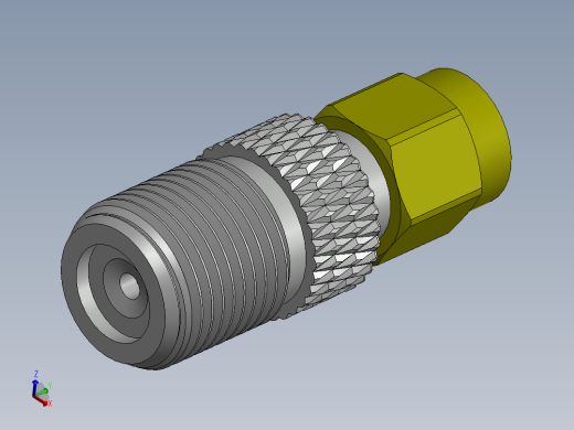 SMA插头至F插孔适配器
