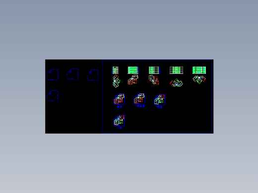 多层住宅平剖面图