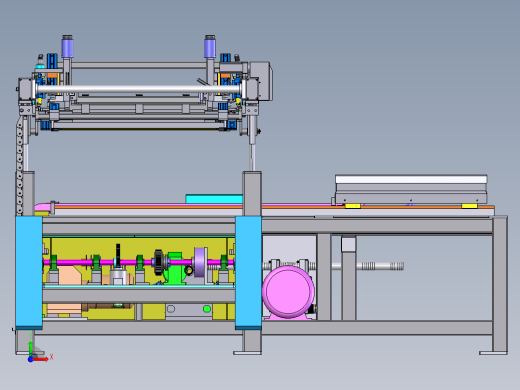四柱印刷机sw18可编辑前视缩略图