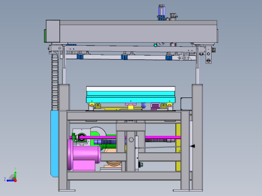 四柱印刷机sw18可编辑右视缩略图