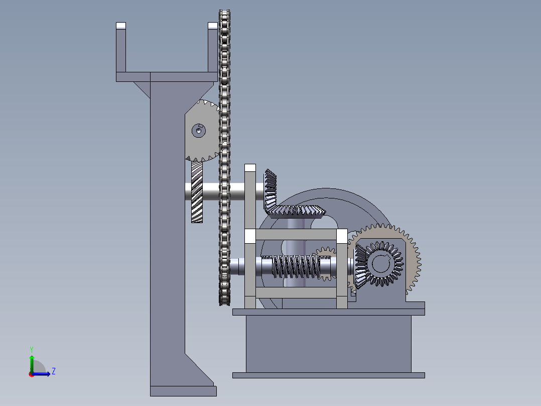 左边部分左视图