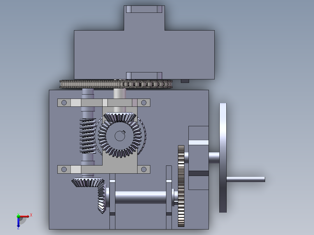 左边部分俯视图