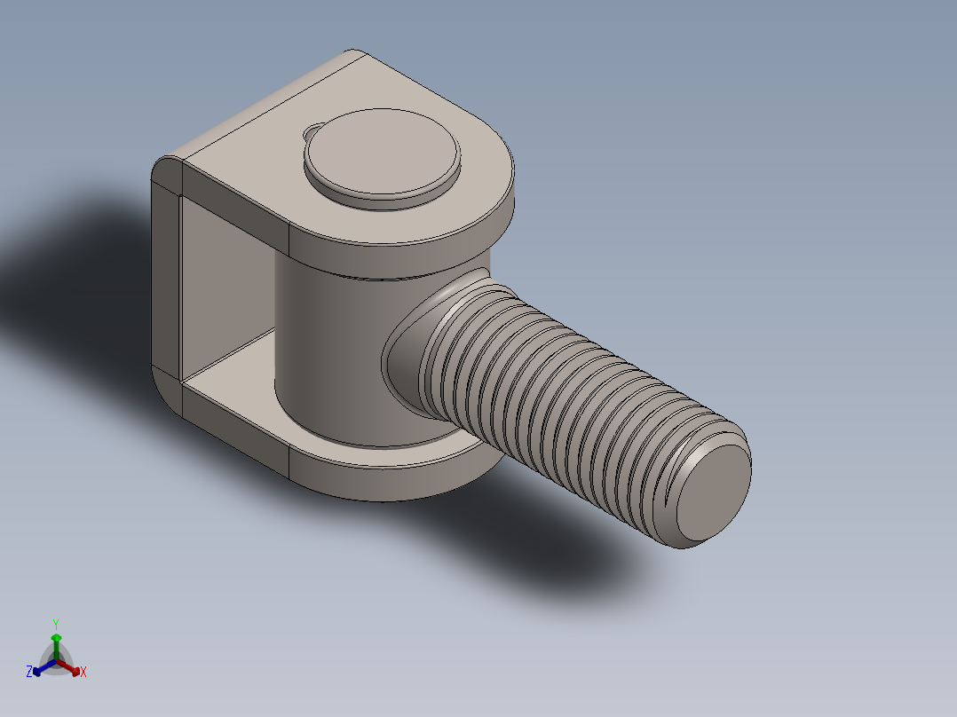 铰链、-法正等轴测图