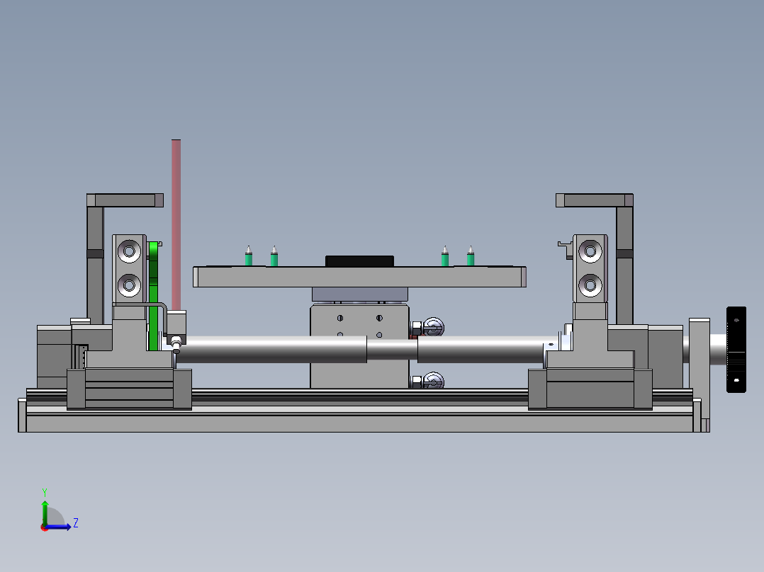 0.82米宽度可调双带机左视图
