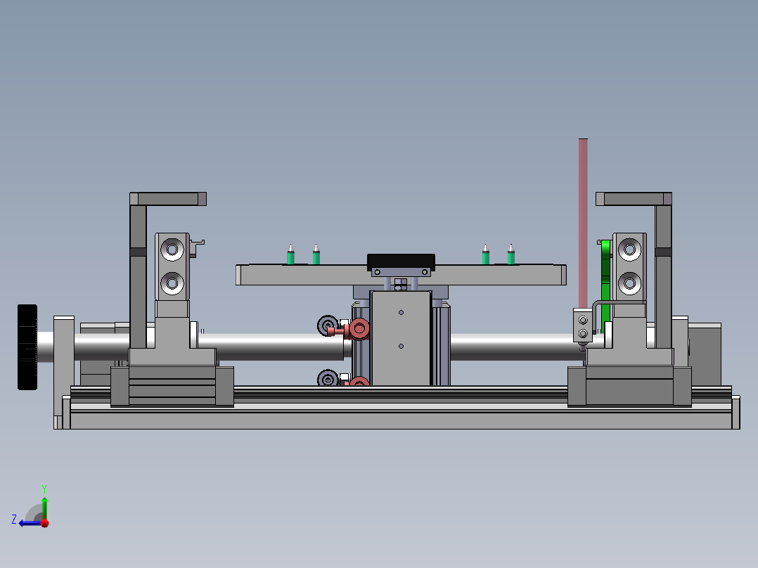 0.82米宽度可调双带机右视图