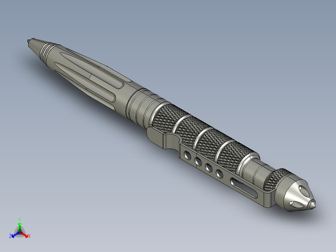 笔、中性笔、铅笔(48)正等轴测图