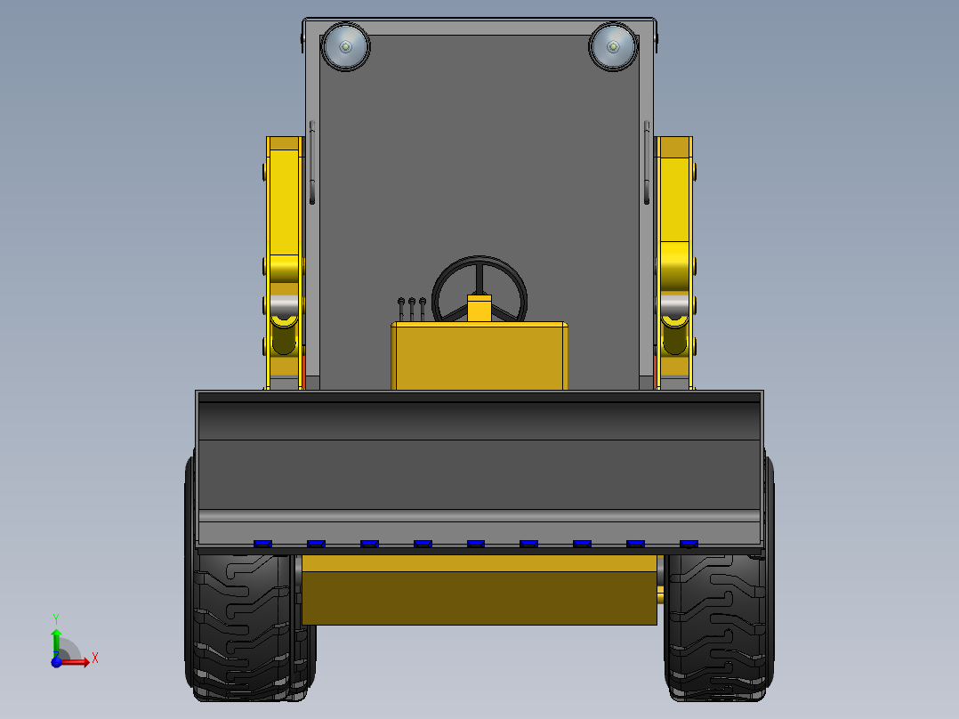 A3003802-山猫装载机前视图