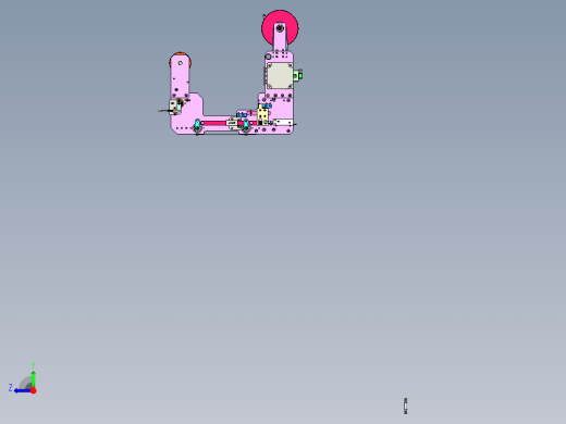 导热摸收放机构右视缩略图
