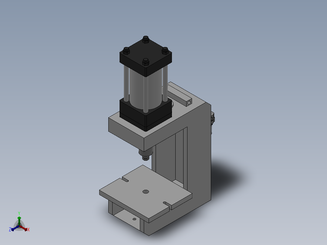 气动压力机行程固定式