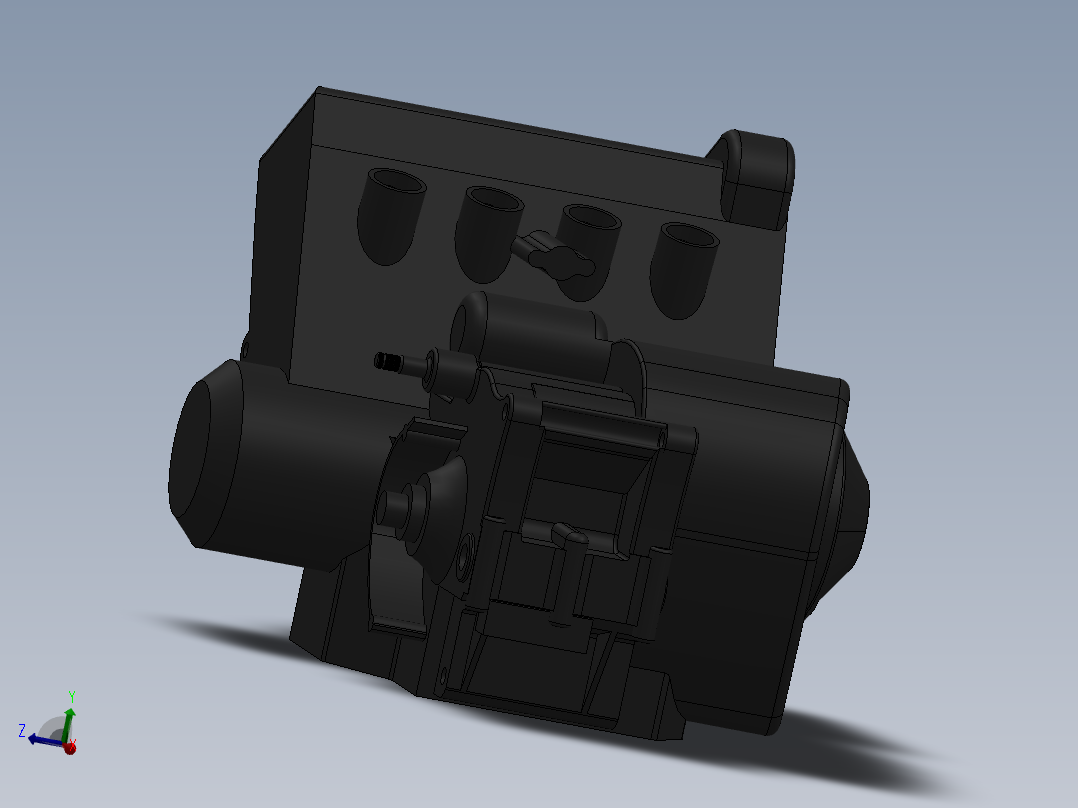 本田发动机主视图