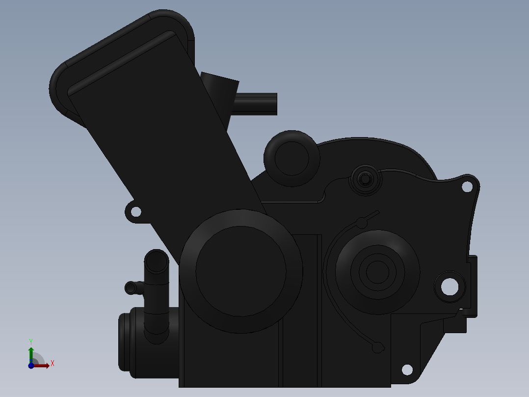 本田发动机前视图