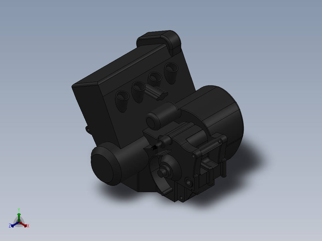 本田发动机正等轴测图