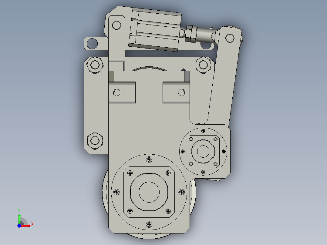 YWP200K4-06-01-00极片入片驱动组件前视图