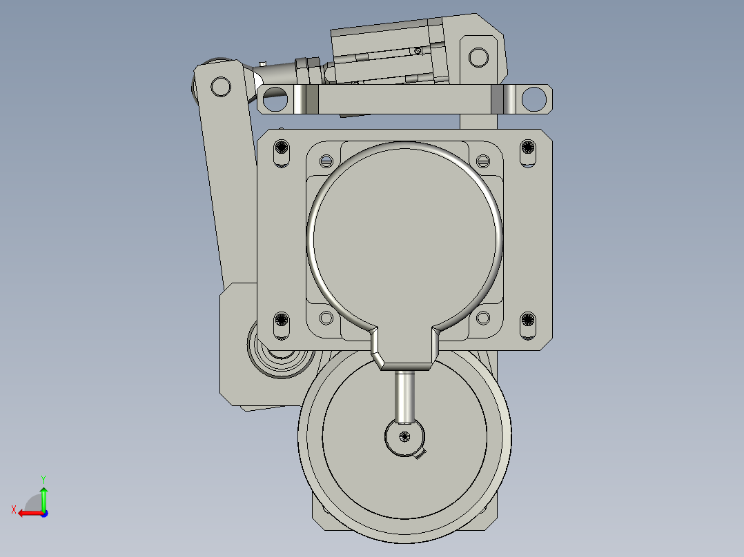 YWP200K4-06-01-00极片入片驱动组件后视图