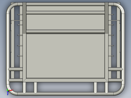 供电检修工具专用手推车俯视缩略图
