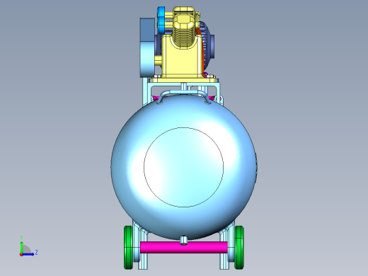 真空贴体包装机封膜结构左视缩略图