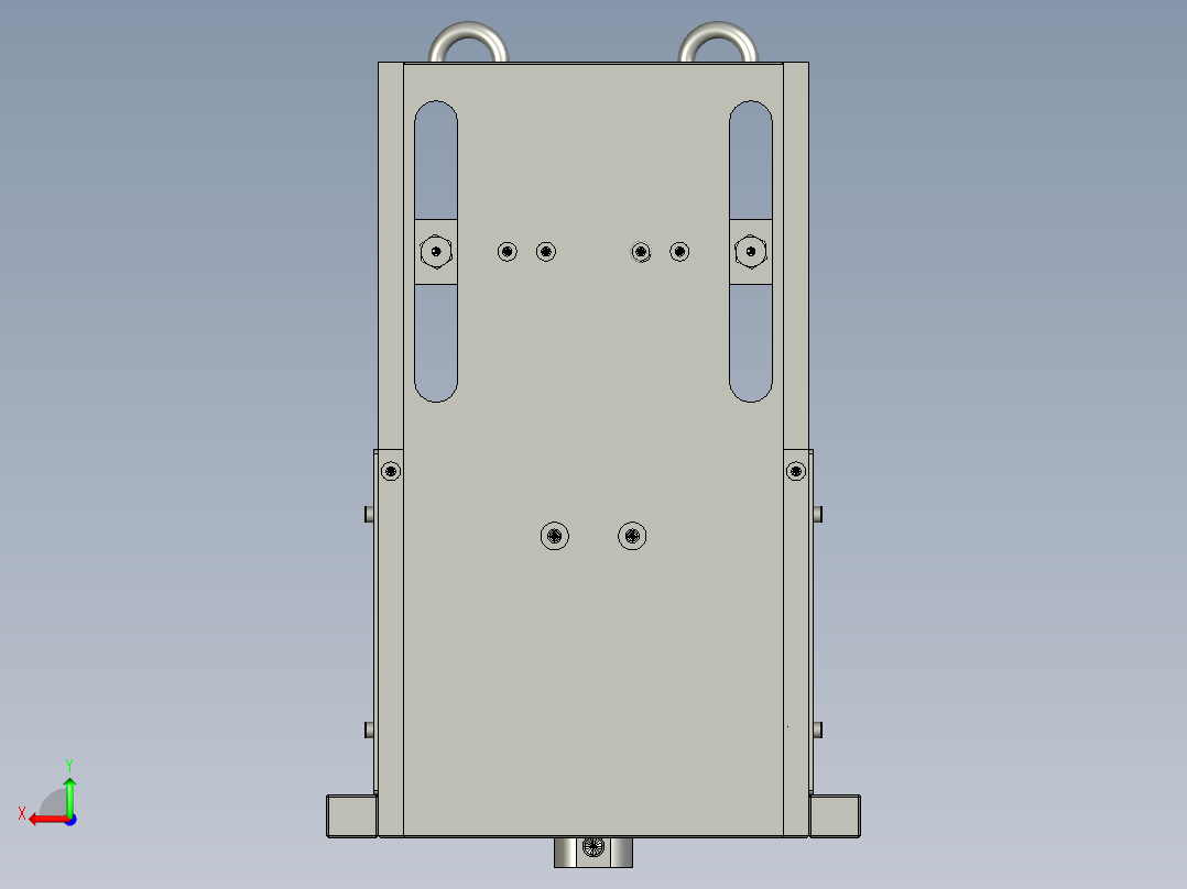 切小角模组后视图