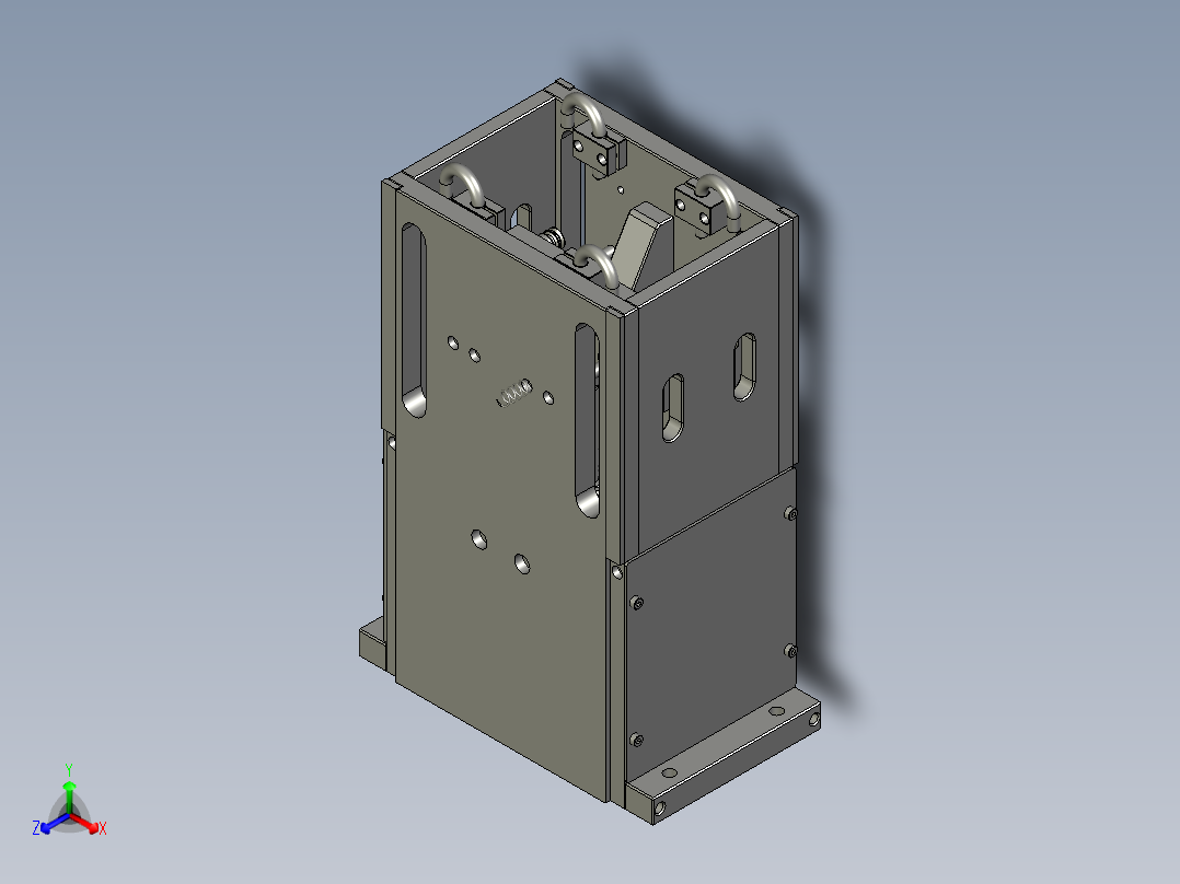 切小角模组正等轴测图