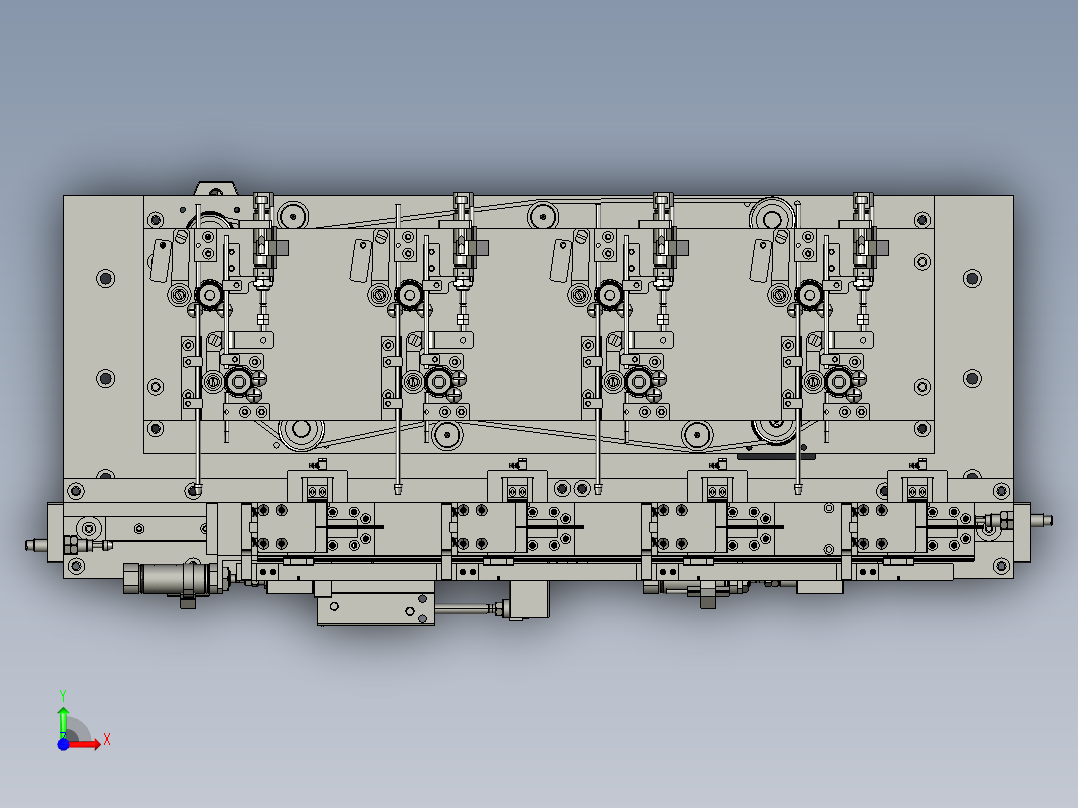 线管柔性穿线装置前视图