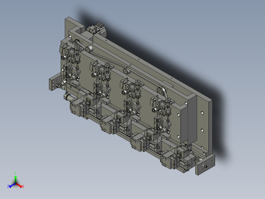 线管柔性穿线装置正等轴测缩略图