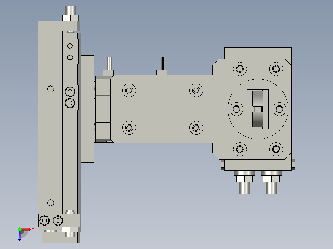 翻转213机构俯视图