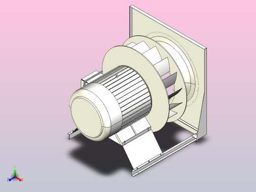 SYWB系列离心风机[SYPB1400]正等轴测缩略图