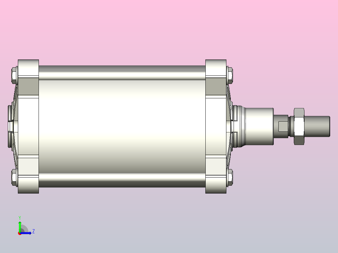 FESTO气缸DSBG-200-200-PPVA-N3---_0_左视图