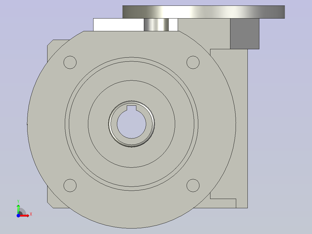 减速机W63前视图