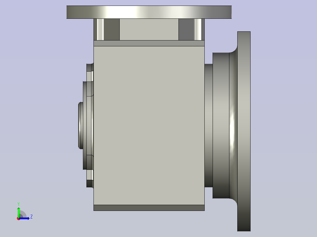 减速机W63左视图
