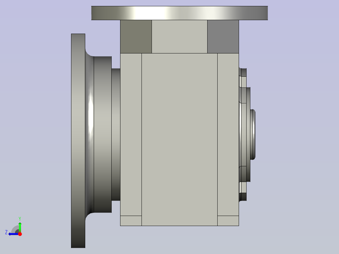 减速机W63右视图