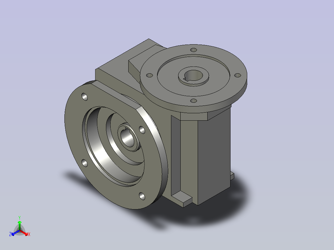 减速机W63正等轴测图