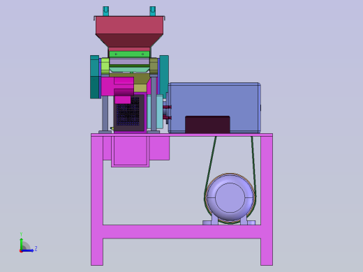 双工位萝卜切丁机 step格式左视缩略图