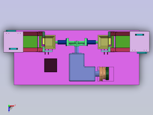 双工位萝卜切丁机 step格式俯视缩略图