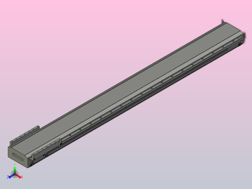 直驱直线电机轴TPA-LNP-230D-P33-L2100-C-1-3-C-10-N3(磁栅尺)正等轴测缩略图