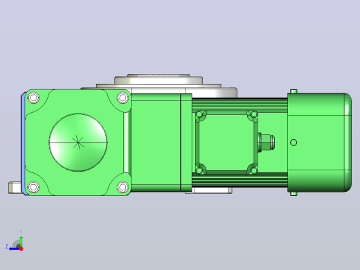 ER-RU110DA英锐凸轮分割器全套3D图档右视缩略图