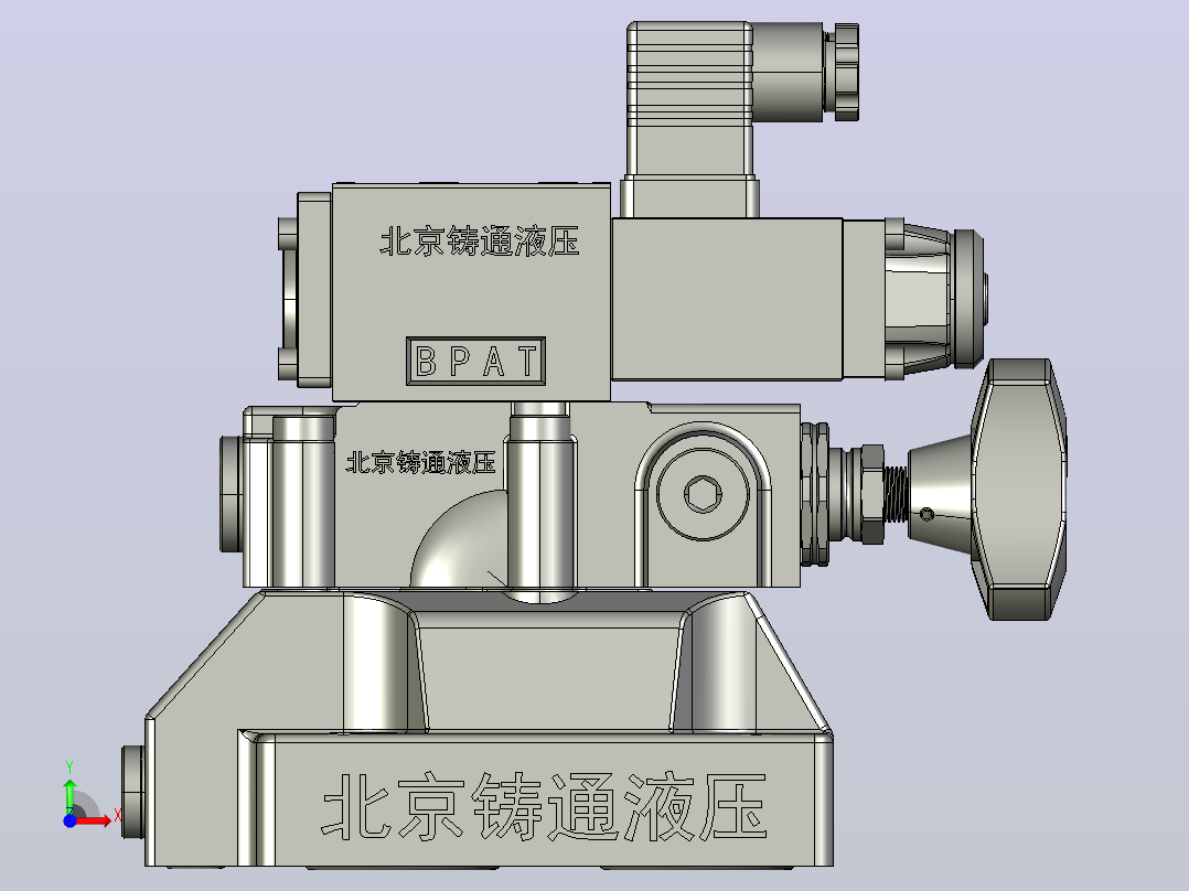 DB╱DBW先导溢流阀（30系列）-板式连接[DBW30-1]前视图