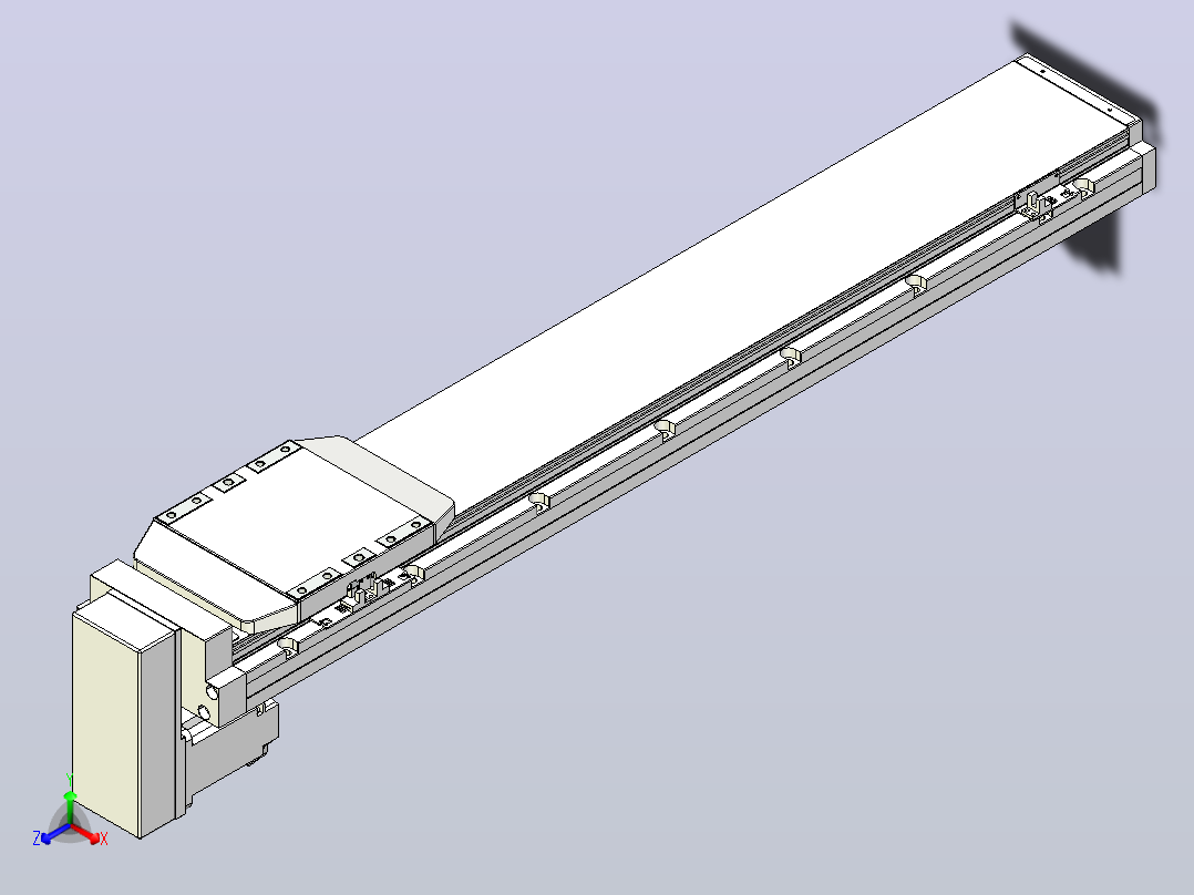 滚珠丝杠直线轴内置导轨TPA-GCR-170-2510C-L800-MP-M75-N3主视图
