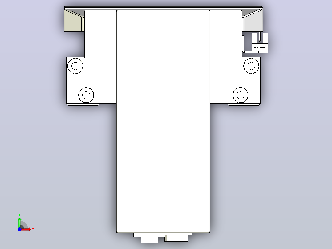 滚珠丝杠直线轴内置导轨TPA-GCR-170-2510C-L800-MP-M75-N3前视图
