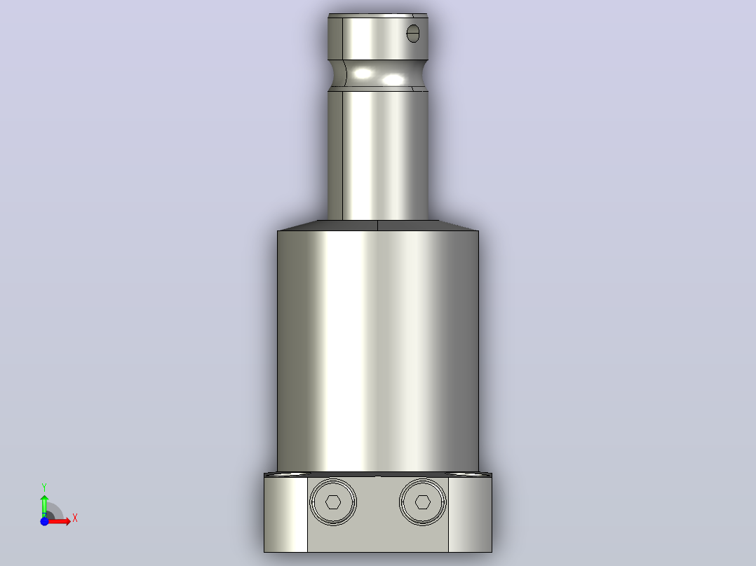 HTLB4001-2CL油压复动旋转夹紧器前视图