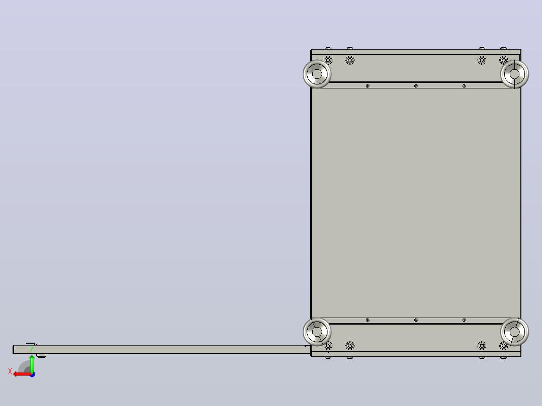 网络柜PC-Rack06-P0044[网络柜PC-Rack06-P0044]后视图