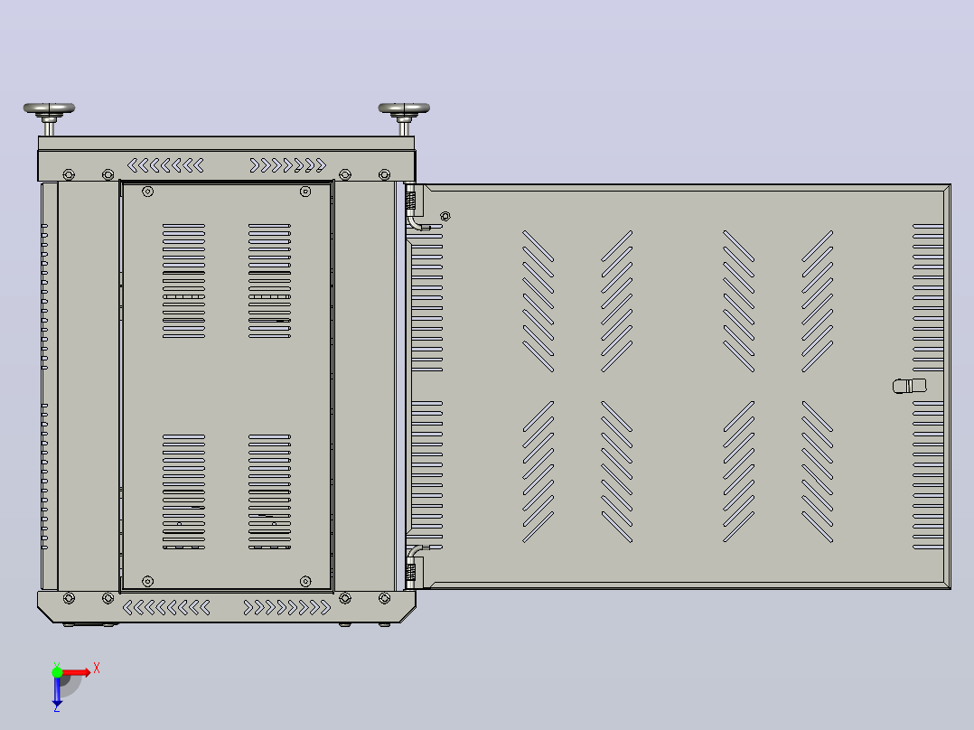 网络柜PC-Rack06-P0044[网络柜PC-Rack06-P0044]俯视图