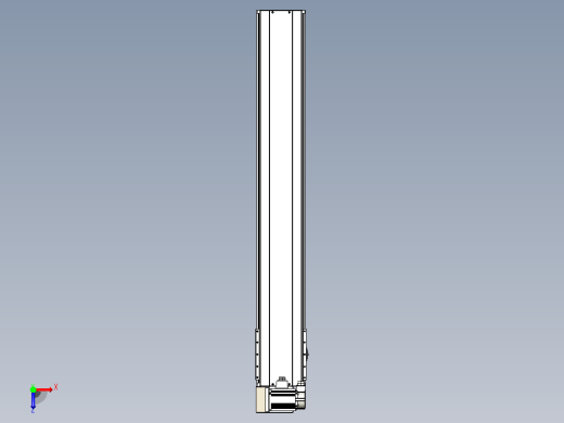 皮带直线轴半封闭可选导轨TPA-HNB-220D-176-L1300-LU-C-P1K-N3俯视缩略图