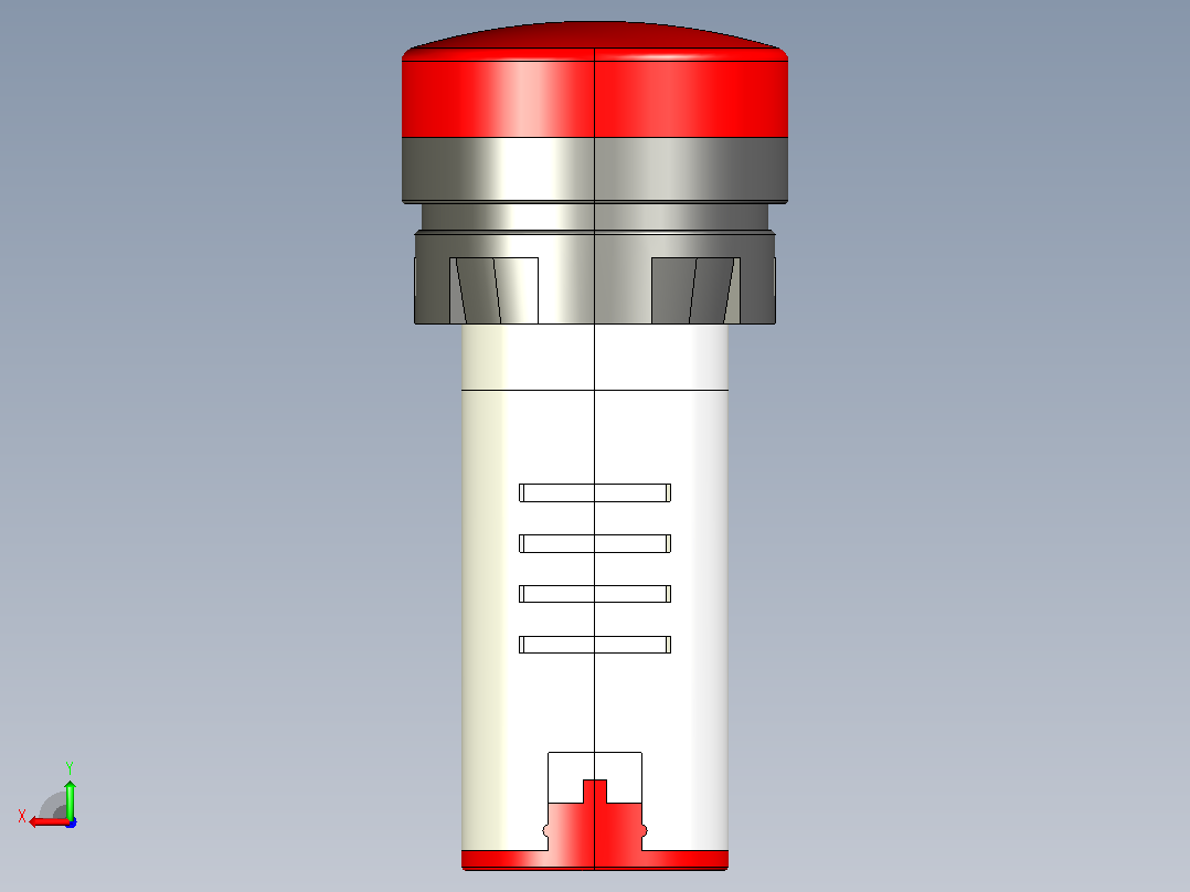 D型指示灯[AD116-22D╱R].step后视图