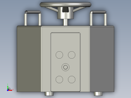 TDGC2J-2接触调压器三维模型202011前视缩略图