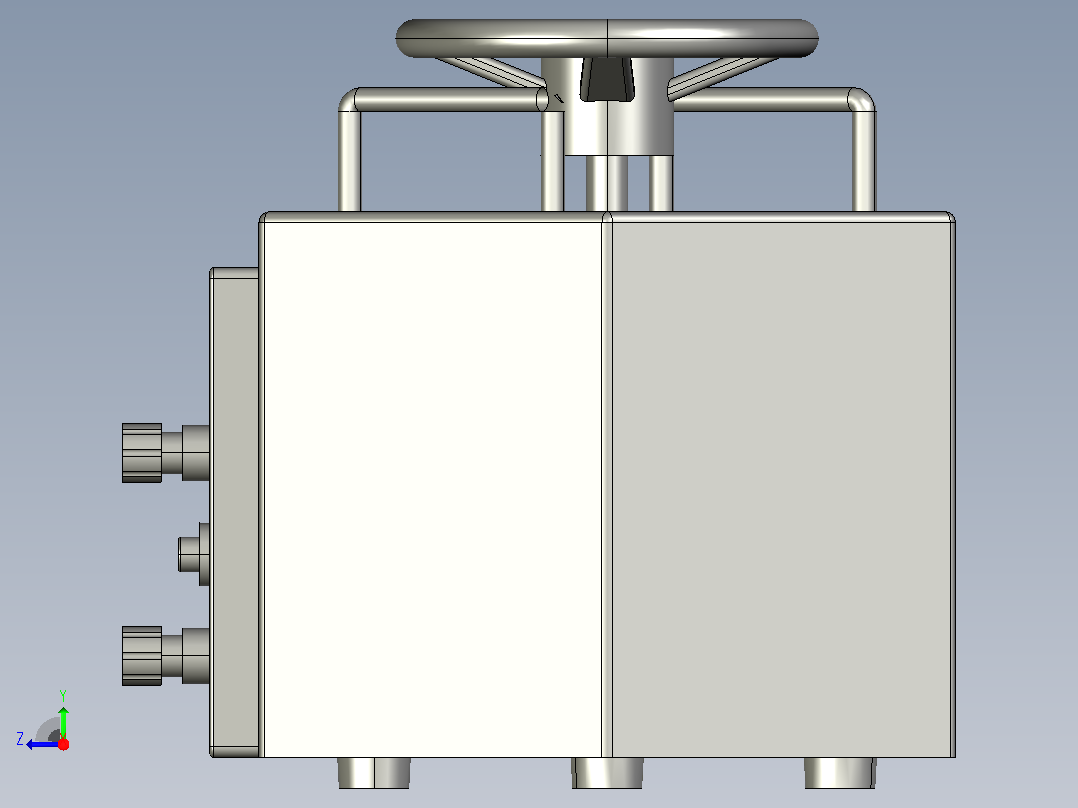 TDGC2J-2接触调压器三维模型202011右视图