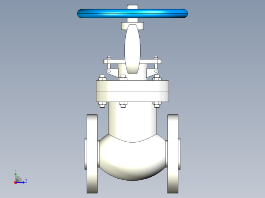 J41H-Y-Class150Lb APII美标截止阀[0.5]左视缩略图