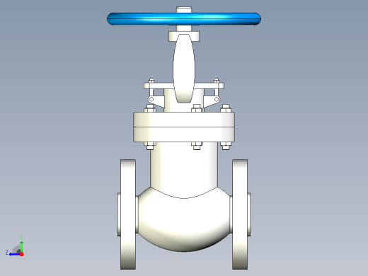 J41H-Y-Class150Lb APII美标截止阀[0.5]右视缩略图