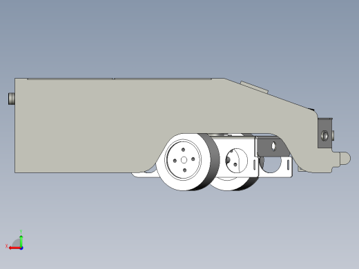 一款磁导航AGV小车简易结构后视缩略图