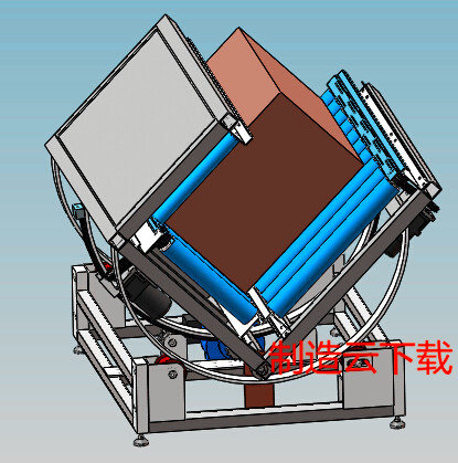 送输线翻转机、L型翻转机构3D模型缩略图