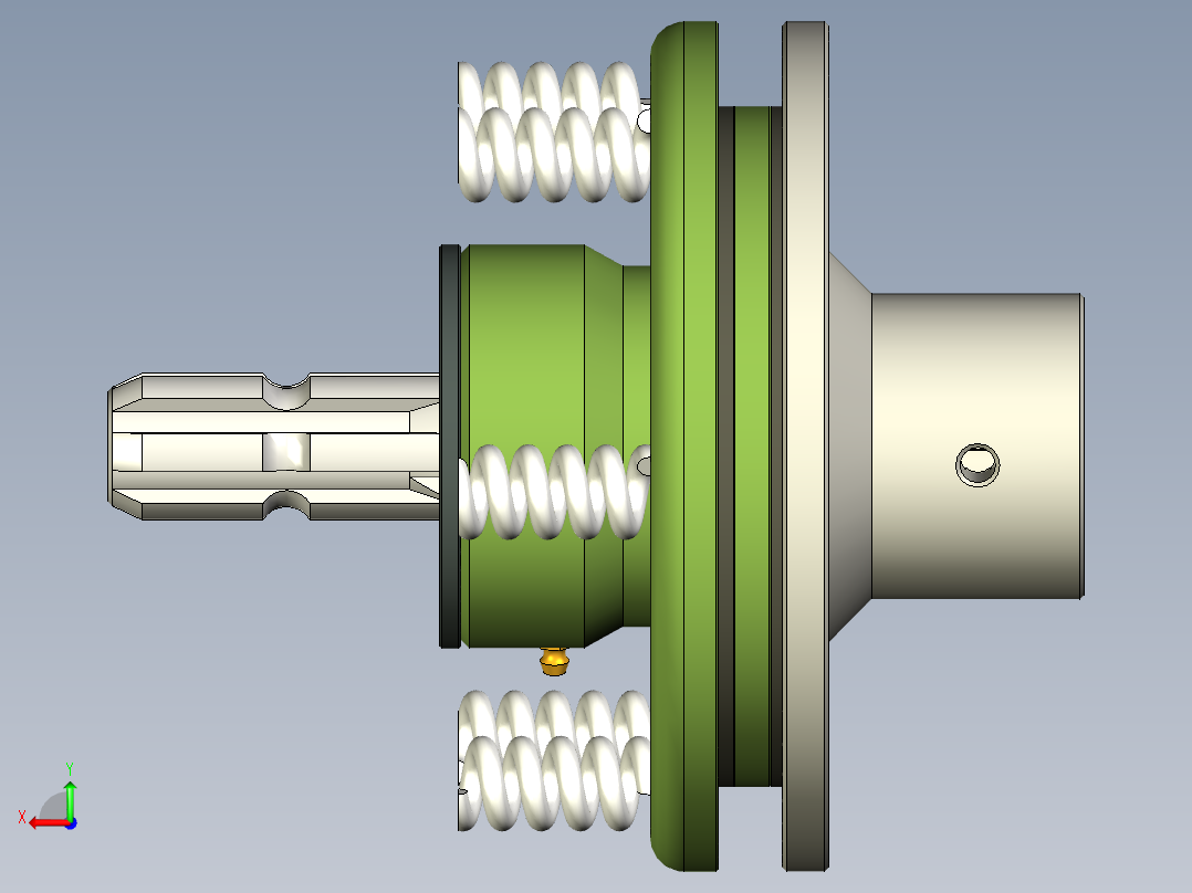 单项离合器后视图